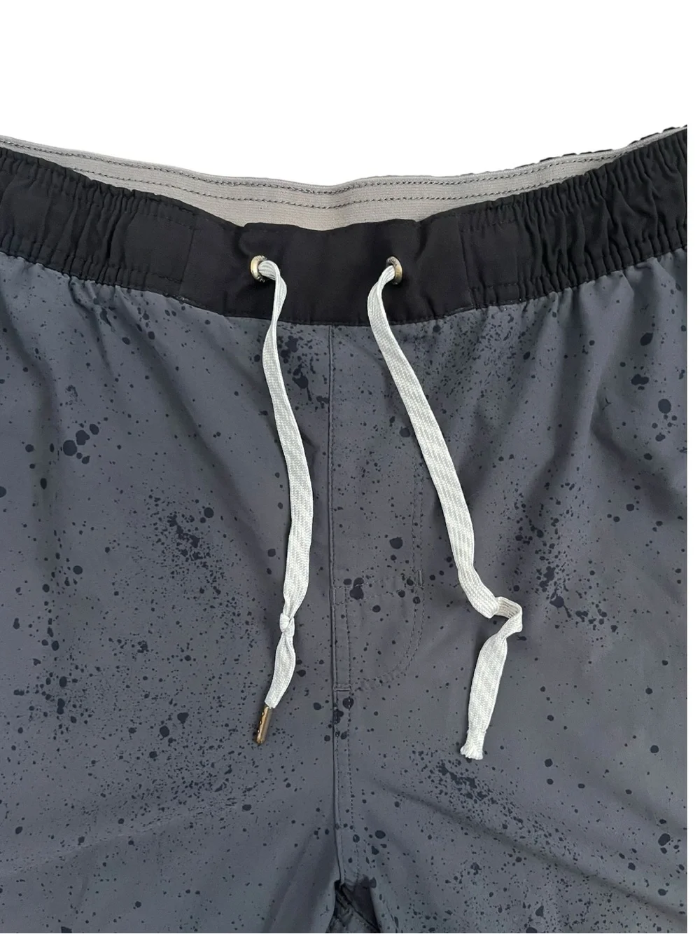 Vuori Trail Short Men’s XL 6” Stretch Lined Black Grey Running Performance V341
